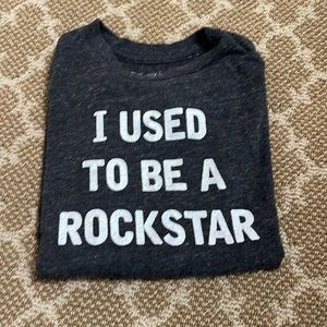 The Original Retro Brand “I Used To Be A Rockstar” - size 7 long sleeve